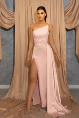 Sky Blue Mermaid Sleeveless Split Evening Dress With Sequins