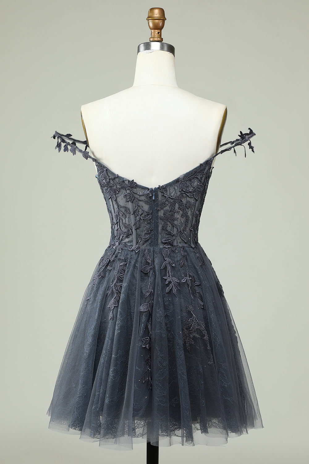 Hot Pink Corset Lace A-Line Short Homecoming Dress/Mini Dress