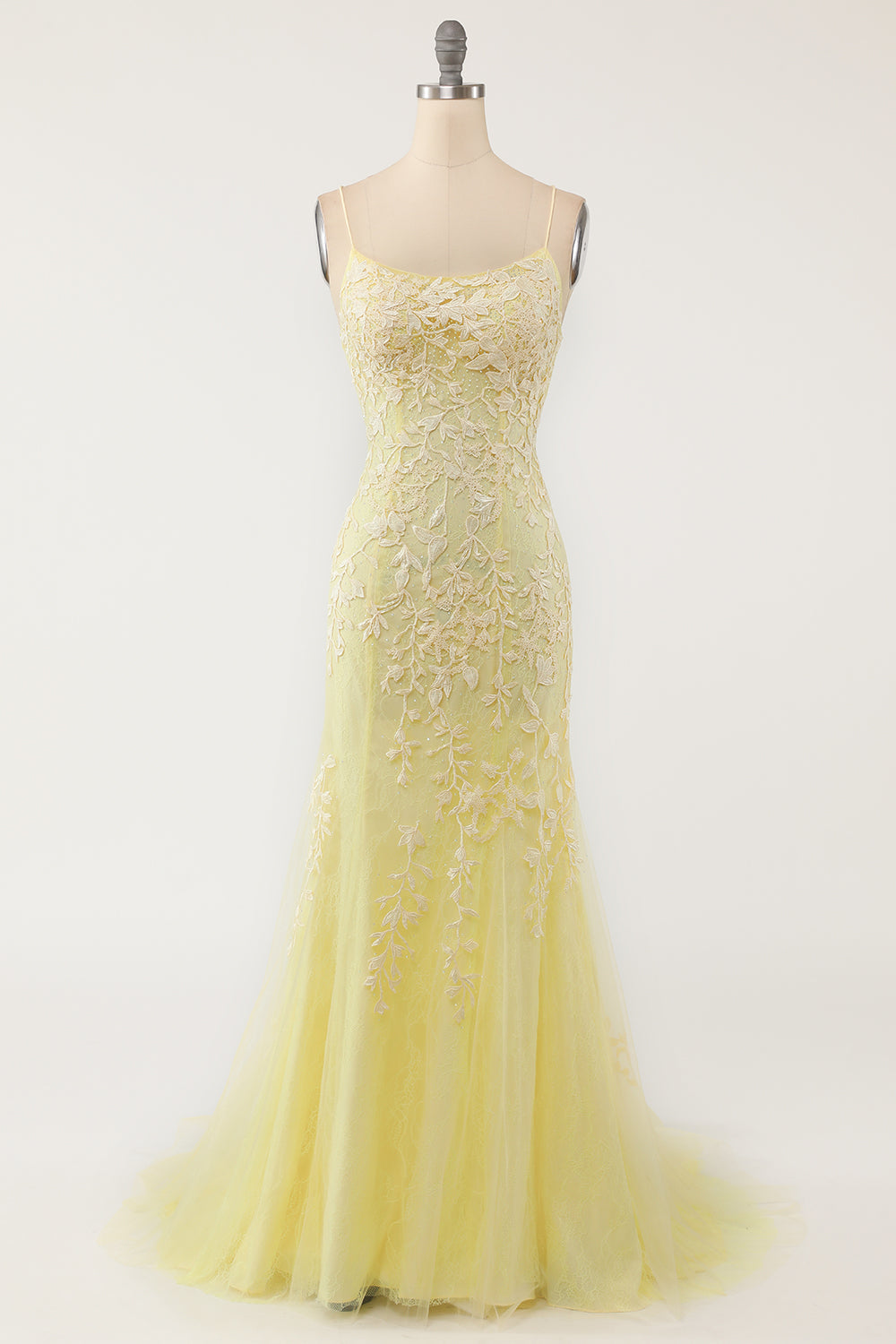 Backless Mermaid Prom Dress in Pink Lace