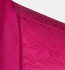 Pink Best Wedding Suits with One Button for Groom