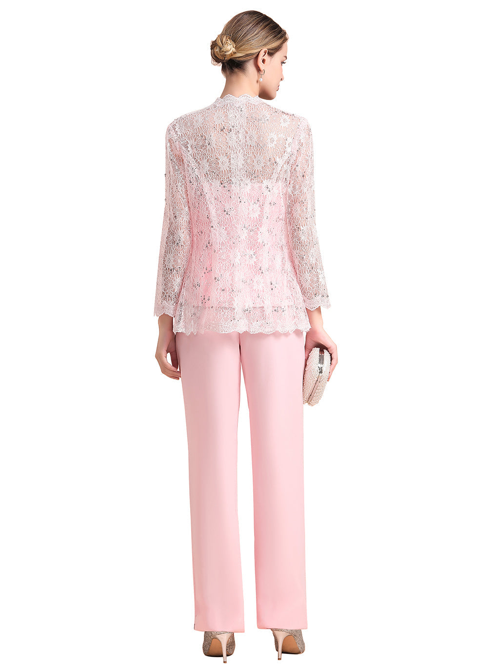 Strapless Sleeveless Appliques Jumpsuit-koscy