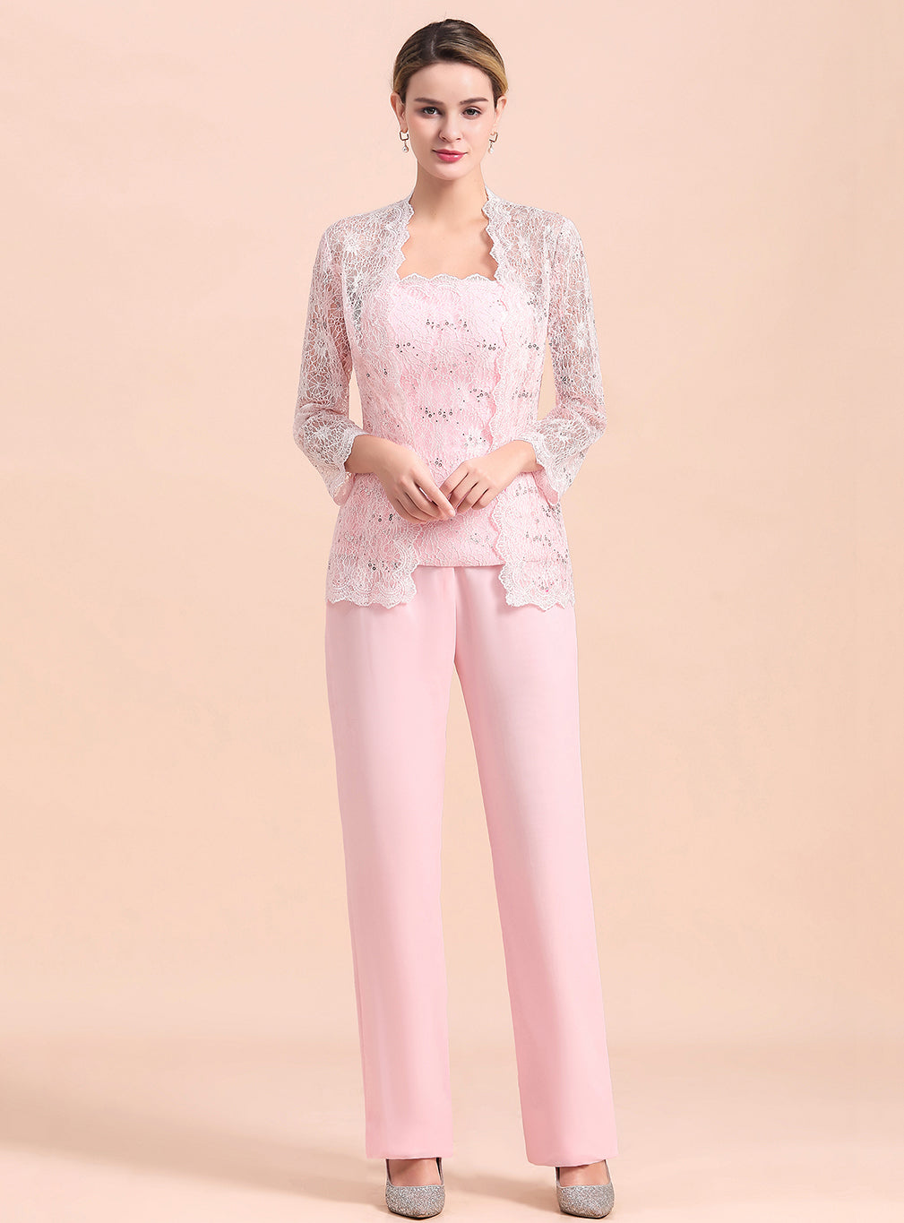 Strapless Sleeveless Appliques Jumpsuit-koscy