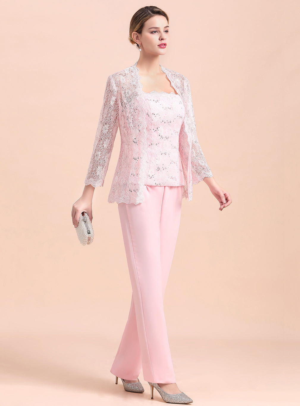 Strapless Sleeveless Appliques Jumpsuit-koscy