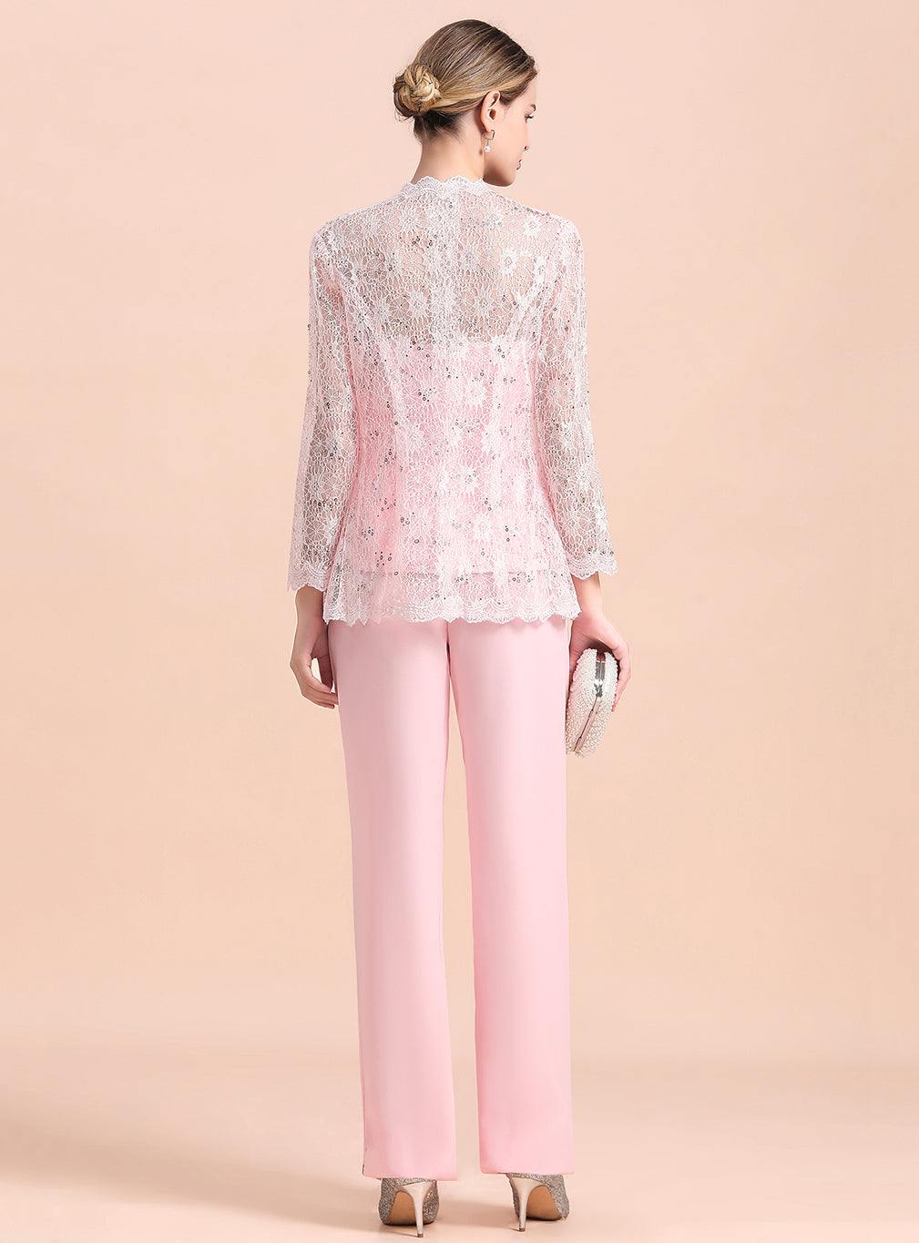 Strapless Sleeveless Appliques Jumpsuit-koscy